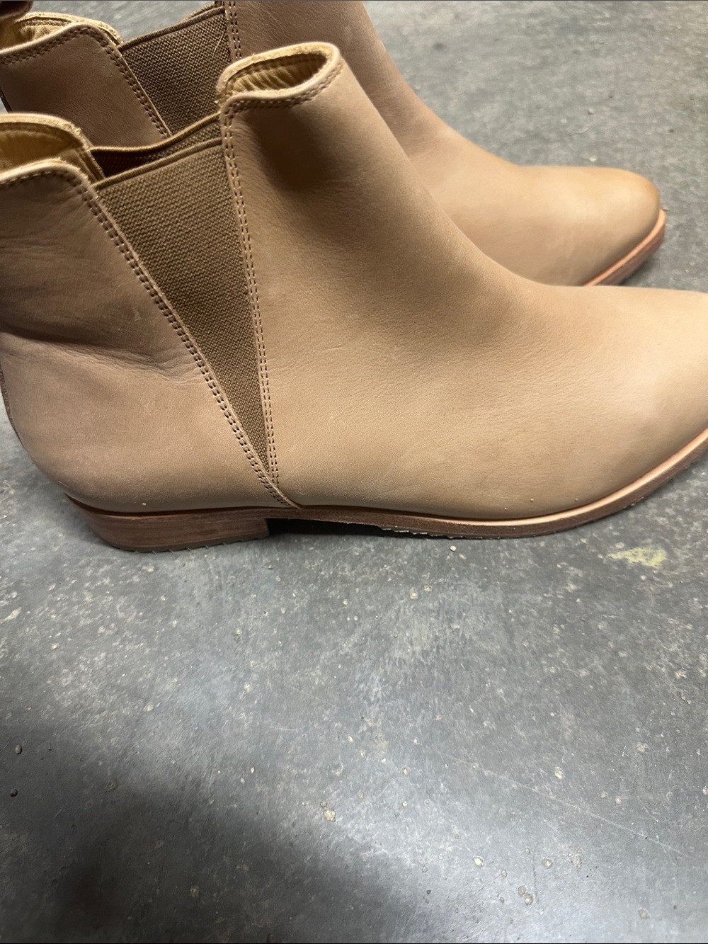 Nisolo Tan Chelsea Ankle Booties